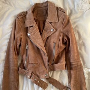 Blank Nyc suede moto jacket